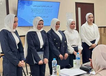  علوم سياسية الإسكندرية تناقش 89 مشروع تخرج لطلاب دفعة 2025 (صور)