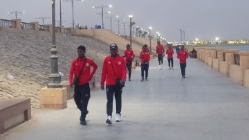 جولة حرة للاعبي الكونغو الديمقراطية بالممشى السياحي في السويس