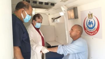 تقديم 1086 خدمة صحية خلال قافلة مجانية بقرية الديابة مركز أبوقرقاص