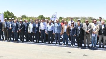 تنمية الريف المصرى الجديد تفتتح عددا من المشروعات التنموية بأراضى مشروع الـ ١.٥ مليون فدان