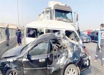 مصرع ٣ أشخاص بينهم رضيع وإصابة ٣١ فى حوادث تصادم بالمحافظات