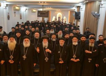 المشاكل الأسرية وتأثير التنشئة الثقافية في مؤتمر بـ إيبارشية المنيا بحضور 140 كاهنا