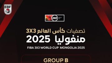 مصر في المجموعة الثانية بتصفيات كأس العالم لكرة السلة 3 3 للسيدات