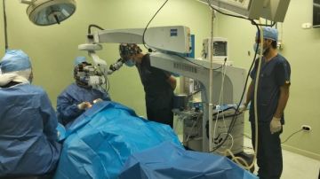 جراحة ناجحة.. إجراء زراعة قرنية لمريض بكفر الشيخ صور