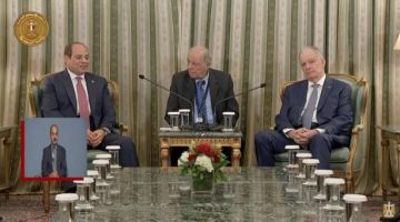 الموقع الرئاسي ينشر فيديو لقاء الرئيس السيسي ونظيره اليونانى بأثينا