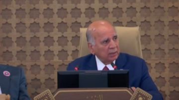 وزير الخارجية العراقي: نؤكد دعمنا لوحدة سوريا وسلامة أراضيها وزير الخارجية العراقي: نؤكد دعمنا لوحدة سوريا وسلامة أراضيها