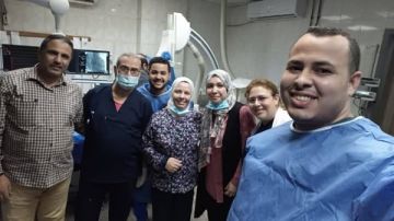 مستشفيات جامعة المنوفية تجري عمليات قسطرة قلبية ناجحة لطـ.ـفلتين من فلسطين