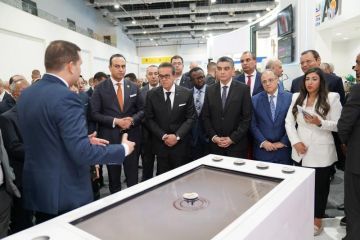 رئيس الرعاية الصحية يستقبل وزير الصحة خلال زيارته لجناح الهيئة بمعرض Africa Health Excon 2025