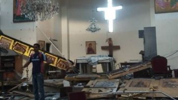 انفجار يستهدف كنيسة مار إلياس بالدويلعة في دمشق ضحايا وهلع في صفوف المصلين انفجار يستهدف كنيسة مار إلياس بالدويلعة في دمشق ضحايا وهلع في صفوف المصلين