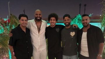 برفقة عمر جابر ومانجا محمد صلاح يشارك جمهوره صورا جديدة برفقة عمر جابر ومانجا محمد صلاح يشارك جمهوره صورا جديدة