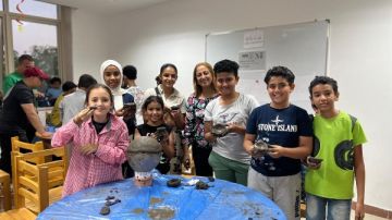 رحلة إلى الحياة الأخرى برنامج تعليمي صيفي للأطفال بمتحف شرم الشيخ .. صور