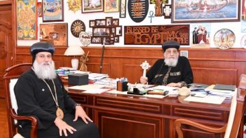 البابا تواضروس يستقبل عددا من أساقفة المهجر .. صور