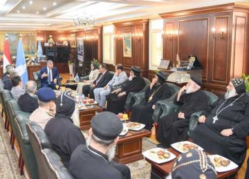 قيادات الكنائس القبطية يهنئون محافظ الإسكندرية بعيد الأضحى المبارك