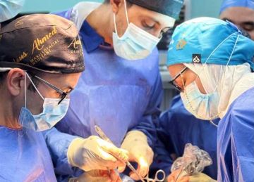 عمره 6 سنوات.. استئصال ورم من لسان طفل فلسطيني بمستشفى الشيخ زايد التخصصي