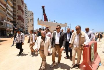 وزير الإسكان ومحافظ الإسكندرية يتفقدان توسعة وتطوير الكورنيش من المنتزه إلى فندق المحروسة