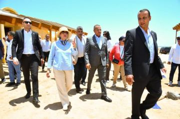 وزيرة البيئة ومحافظ جنوب سيناء يفتتحان مشروع تطوير قرية الغرقانة بمحمية نبق