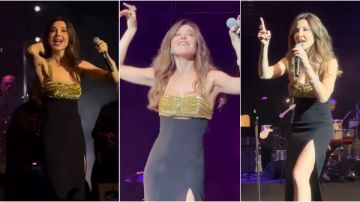 آه ونص.. نانسي عجرم تشعل حماس جمهورها في حفل لندن
