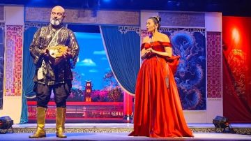 انطلاق العرض الأول لـ الملك وأنا على مسرح البالون انطلاق العرض الأول لـ الملك وأنا على مسرح البالون