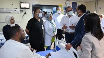 رئيس الوزراء يتفقد مستشفى وادي النطرون التخصصي رئيس الوزراء يتفقد مستشفى وادي النطرون التخصصي