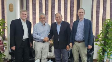 رئيس مركز البحوث الزراعية يبحث مع نائب مدير الايكاردا تعزيز التعاون