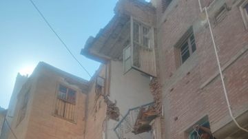 انهيار جزئي لعقار غير مأهول بالسكان في كفر الشيخ.. صور