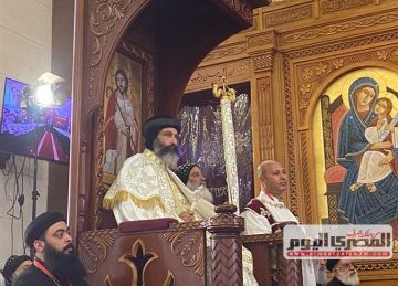 بحضور المحافظ وأساقفة عموم .. تجليس الأنبا مينا كأول أسقف لإيبارشية برج العرب والعامرية (صور) بحضور المحافظ وأساقفة عموم .. تجليس الأنبا مينا كأول أسقف لإيبارشية برج العرب والعامرية (صور)