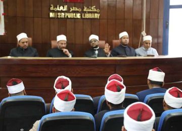 بشعار ومن أحياها .. أمين البحوث الإسلامية يلتقي بـ وعاظ المنيا لمعالجة الظواهر السلبية بشعار ومن أحياها .. أمين البحوث الإسلامية يلتقي بـ وعاظ المنيا لمعالجة الظواهر السلبية