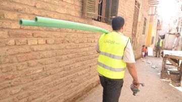 تضامن الغربية: تركيب 1494 وصلة مياه شرب لأسر من الأولى بالرعاية