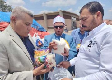  أوقاف الشرقية : تسليم 2000 شنطة سلع غذائية للتضامن الإجتماعي لتوزيعها على الأولى بالرعاية