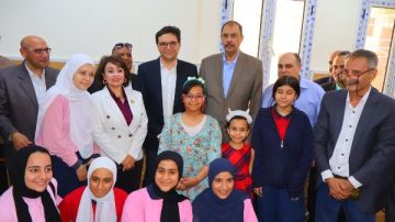 وزير الثقافة ومحافظ سوهاج يفتتحان بيت ثقافة أخميم بعد التطوير صور