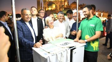 جرين شرم .. وزيرة البيئة ومحافظ جنوب سيناء يطلقان حملة رفع الوعي البيئي جرين شرم .. وزيرة البيئة ومحافظ جنوب سيناء يطلقان حملة رفع الوعي البيئي