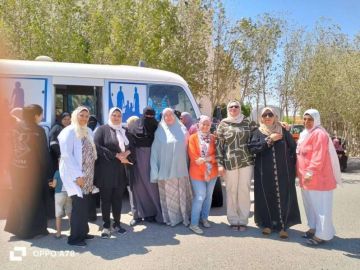 انطلاق قافلة متكاملة لدعم الصحة الإنجابية بمنطقة النجدة في الغردقة