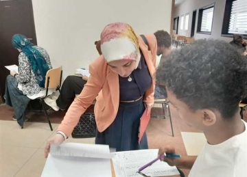 وفد القياس والتقويم يتفقد امتحانات حاسبات وبيانات الإسكندرية (صور)