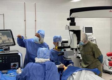 11 عملية إزالة مياه بيضاء ناجحة داخل مستشفى رمد المنيا بعد التطوير