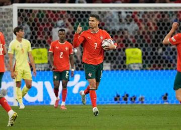 ملخص وأهداف مباراة البرتغال وإسبانيا في نهائي دوري الأمم الأوروبية (فيديو)