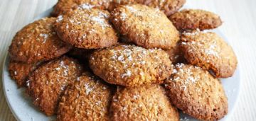 طريقة عمل بسكويت جوز الهند بالكاكاو