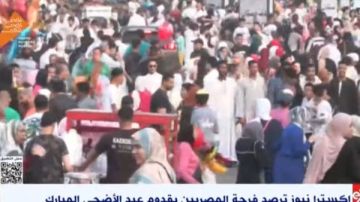 لقطات من فرحة المصريين بعيد الأضحى.. فيديو