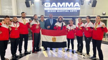 مصر تحصد 10 ميداليات في بطولة العالم للفنون القتالية MMA بالبرازيل