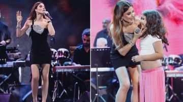 ورانا إيه.. طفلة تفاجئ نانسي عجرم في حفل بيروت