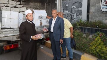 بني سويف .. توزيع 2 طن لحوم من صكوك الأوقاف على الفئات الأولى بالرعاية بني سويف .. توزيع 2 طن لحوم من صكوك الأوقاف على الفئات الأولى بالرعاية