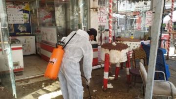 رئيس مدينة بورفؤاد: استمرار رش وتعقيم محيط محال الجزارة