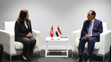 على هامش مؤتمر تمويل التنمية.. مدبولي يلتقي رئيسة الحكومة التونسية