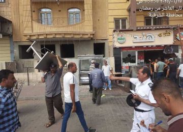 تنفيذ 43 قرار غلق وتشميع وإزالة لمخالفات متنوعة بالعاشر من رمضان في الشرقية