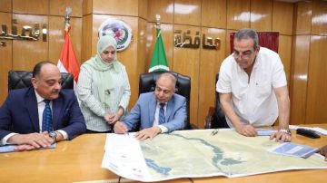 محافظ المنيا يعتمد الحدود الإدارية النهائية مع المحافظات المجاورة