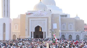 في أجواء روحانية.. وزارة الأوقاف تنظم صلاة عيد الأضحى بمسجد العلي العظيم