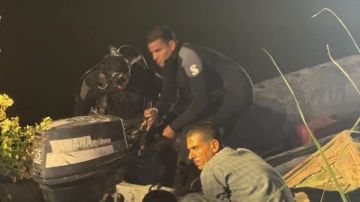 الإنقاذ النهري تواصل البحث عن طفلتين ووالدتهما وعمتهما سقط بهم تروسيكل بالنيل في أسيوط