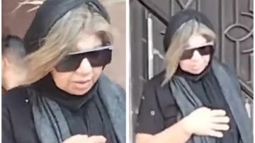 الحزن يسيطر على بوسي شلبي أثناء تشيع جثمان سميحة أيوب الحزن يسيطر على بوسي شلبي أثناء تشيع جثمان سميحة أيوب