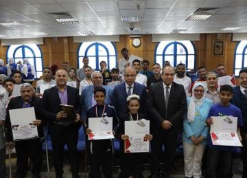 المنيا تكرم 108 من الرياضيين الحاصلين على بطولات عالمية وعربية وأفريقية