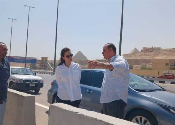 عودة الحركة المرورية بطريق مصر- الإسكندرية الصحراوى عقب حادث اصطدام سيارة بالجزيرة الوسطى