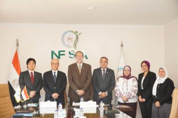 رئيس الهيئة القومية لسلامة الغذاء يستقبل سفير اليابان بالقاهرة